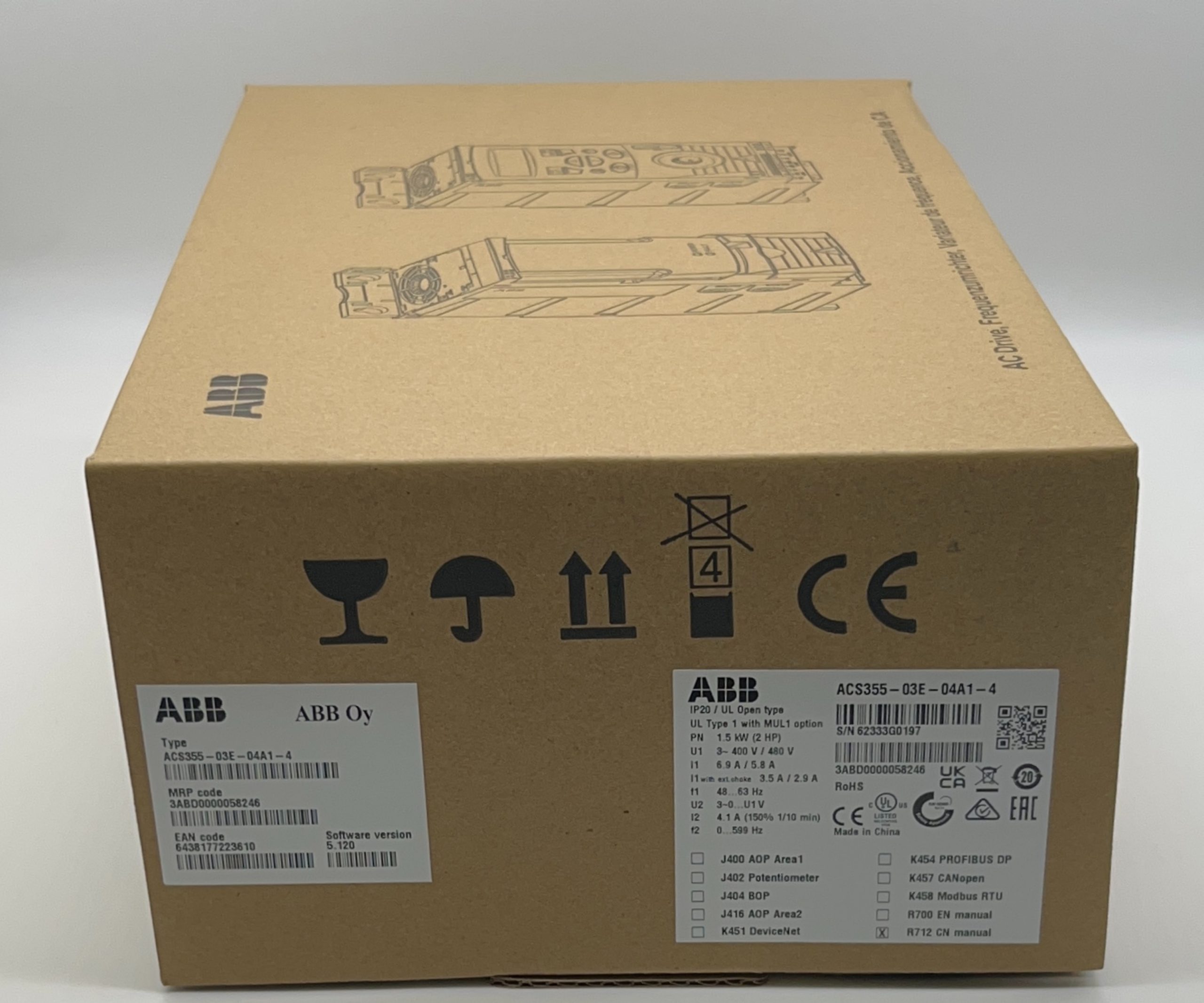 ABB ACS355-03E-04A1-4 5lb BOX 17x9x9 qty 3 PRICE 689.09_page-0001