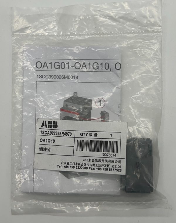 ABB OA1G10 1lb BOX 5x7x3 QTY 2 PRICE 30. 00_page-0001