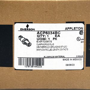 EMERSON ACP6034BC 3lb BOX 9x9x6 QTY 2 PRICE 260.10_page-0001